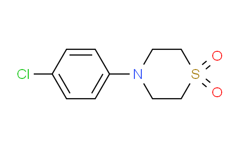 CAS No. 82222-74-0, 4-(4-chlorophenyl)thiomorpholine 1,1-dioxide