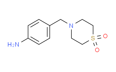 CAS No. 263339-24-8, 4-(4-Aminobenzyl)thiomorpholine 1,1-dioxide