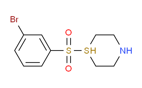 CAS No. 850349-32-5, 1-[(3-Bromobenzene)sulfonyl]thiomorpholine