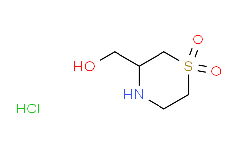 CAS No. 1797609-81-4, (1,1-dioxo-1,4-thiazinan-3-yl)methanol;hydrochloride
