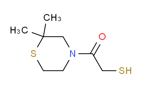 CAS No. 1598493-00-5, 1-(2,2-dimethylthiomorpholin-4-yl)-2-sulfanylethan-1-one