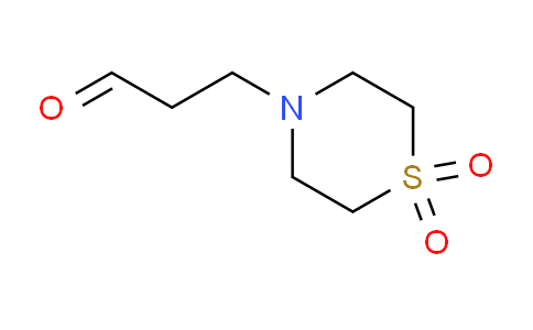 CAS No. 1339068-28-8, 3-(1,1-dioxo-1λ⁶-thiomorpholin-4-yl)propanal