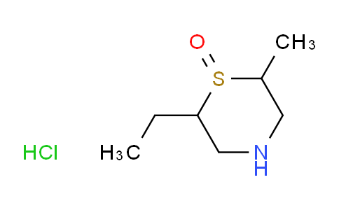 CAS No. 1803584-85-1, 2-ethyl-6-methyl-1λ⁴-thiomorpholin-1-one hydrochloride