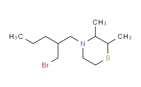DY738731 | 1597618-21-7 | 4-[2-(bromomethyl)pentyl]-2,3-dimethylthiomorpholine