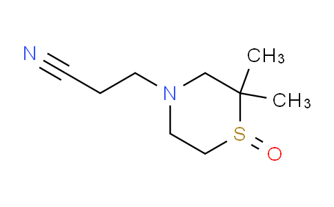 DY738734 | 1864160-25-7 | 3-(2,2-dimethyl-1-oxo-1λ⁴-thiomorpholin-4-yl)propanenitrile