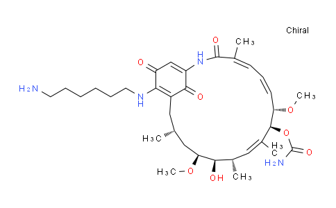 CAS No. 485395-71-9, Aminohexylgeldanamycin