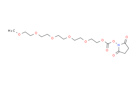 CAS No. 1058691-00-1, m-PEG5-succinimidyl carbonate