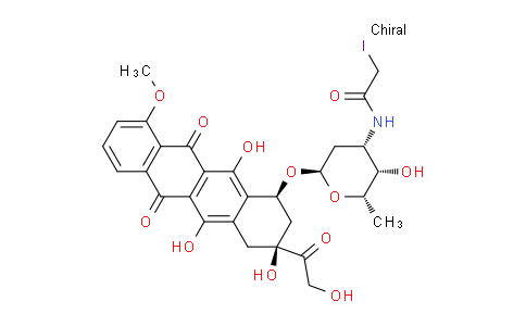 CAS No. 114390-30-6, N-(Iodoacetamido)-Doxorubicin