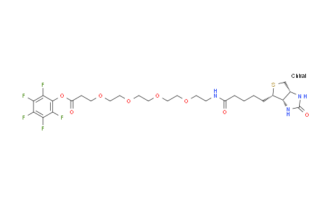 CAS No. 1334172-58-5, Biotin-PEG4-PFP ester
