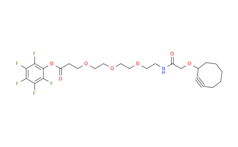 CAS No. 2101206-33-9, Cyclooctyne-O-amido-PEG3-PFP ester