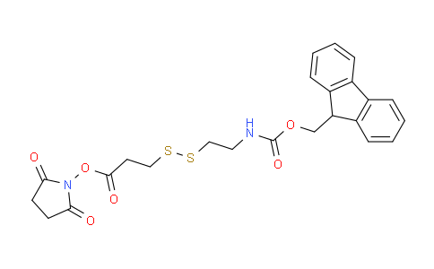 CAS No. 2128735-23-7, Fmoc-NH-ethyl-SS-propionic NHS ester
