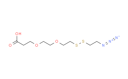 CAS No. 2144777-72-8, Azido-C2-SS-PEG2-C2-acid