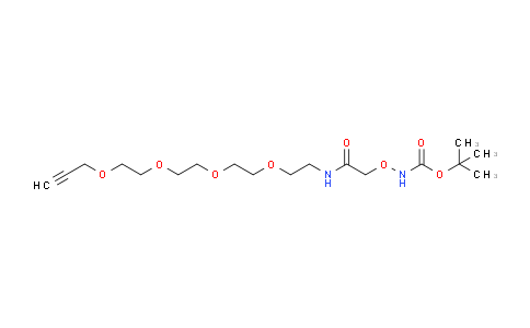 CAS No. 2253965-01-2, Boc-aminooxy-amide-PEG4-propargyl