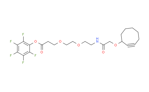 CAS No. 2101206-61-3, Cyclooctyne-O-amido-PEG2-PFP ester