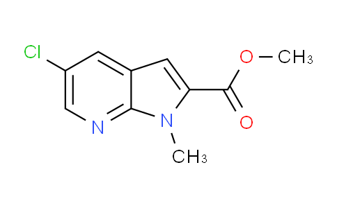CAS No. 1326283-14-0, methyl 5-chloro-1-methyl-1H-pyrrolo[2,3-b]pyridine-2-carboxylate