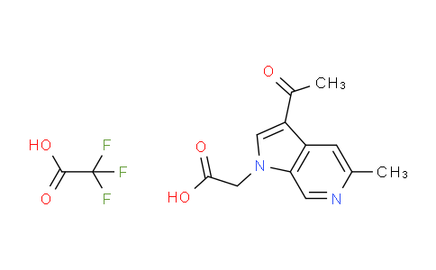 DY738982 | 1386457-14-2 | 2,2,2-trifluoroacetic acid compound with 2-(3-acetyl-5-methyl-1H-pyrrolo[2,3-c]pyridin-1-yl)acetic acid (1:1)