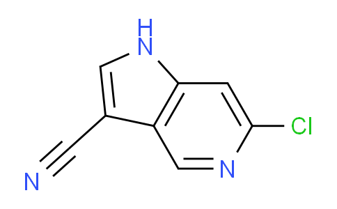 CAS No. 1260381-90-5, 6-chloro-1H-pyrrolo[3,2-c]pyridine-3-carbonitrile
