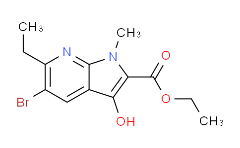 DY738996 | 1269024-72-7 | ethyl 5-bromo-6-ethyl-3-hydroxy-1-methyl-1H-pyrrolo[2,3-b]pyridine-2-carboxylate