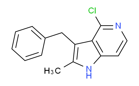 CAS No. 878232-93-0, 3-benzyl-4-chloro-2-methyl-1H-pyrrolo[3,2-c]pyridine
