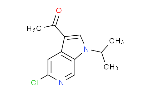 CAS No. 1221153-80-5, 1-(5-Chloro-1-isopropyl-1H-pyrrolo[2,3-c]pyridin-3-yl)ethanone