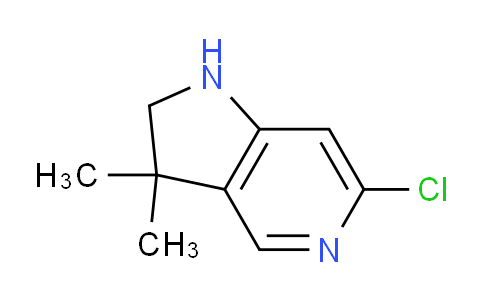 DY739032 | 1403899-44-4 | 6-Chloro-3,3-dimethyl-2,3-dihydro-1H-pyrrolo[3,2-c]pyridine