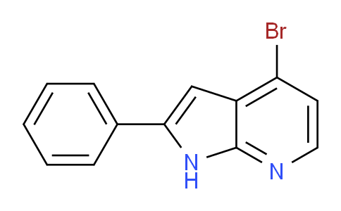 CAS No. 1021950-51-5, 4-bromo-2-phenyl-1H-pyrrolo[2,3-b]pyridine