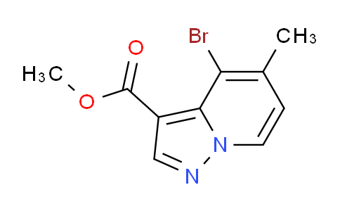 CAS No. 1345121-21-2, methyl 4-bromo-5-methylpyrazolo[1,5-a]pyridine-3-carboxylate