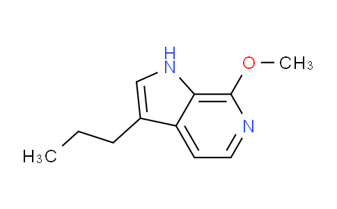 CAS No. 1493855-75-6, 7-methoxy-3-propyl-1H-pyrrolo[2,3-c]pyridine