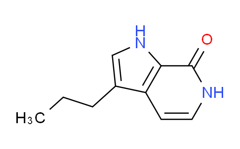 CAS No. 1493855-76-7, 3-propyl-1,6-dihydro-7H-pyrrolo[2,3-c]pyridin-7-one