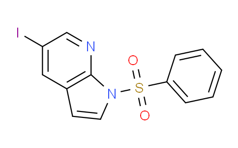 CAS No. 1227268-94-1, 1-Benzenesulfonyl-5-iodo-1h-pyrrolo[2,3-b]pyridine