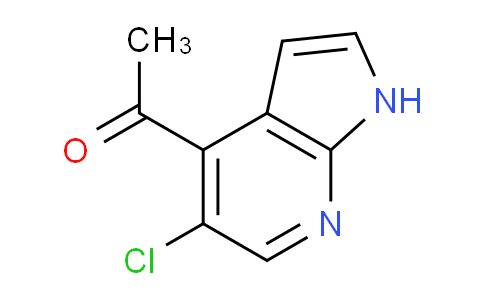 CAS No. 1378606-48-4, 1-(5-Chloro-1H-pyrrolo[2,3-b]pyridin-4-yl)ethanone