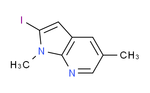 CAS No. 2173991-62-1, 2-iodo-1,5-dimethyl-1H-pyrrolo[2,3-b]pyridine