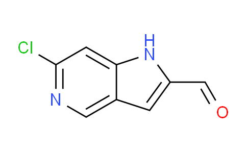 CAS No. 1432754-61-4, 6-chloro-1H-pyrrolo[3,2-c]pyridine-2-carbaldehyde