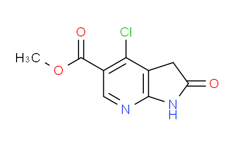 CAS No. 2090335-30-9, methyl 4-chloro-2-oxo-1,3-dihydropyrrolo[2,3-b]pyridine-5-carboxylate