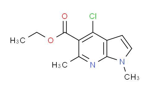 DY739072 | 1638772-22-1 | ethyl 4-chloro-1,6-dimethyl-1H-pyrrolo[2,3-b]pyridine-5-carboxylate