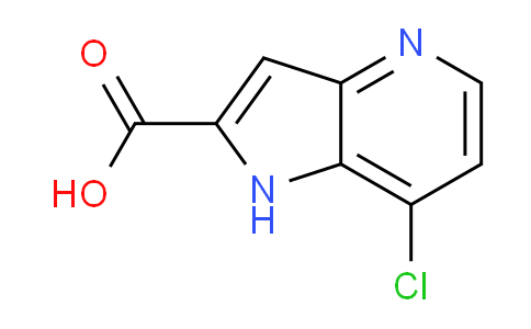 CAS No. 1211582-02-3, 7-chloro-1H-pyrrolo[3,2-b]pyridine-2-carboxylic acid