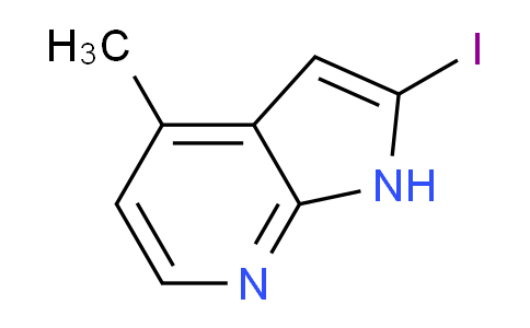 CAS No. 1427504-70-8, 2-iodo-4-methyl-1H-pyrrolo[2,3-b]pyridine