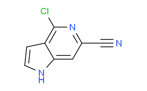 CAS No. 2231675-90-2, 4-chloro-1H-pyrrolo[3,2-c]pyridine-6-carbonitrile
