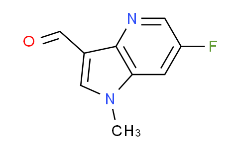 CAS No. 2231673-19-9, 6-fluoro-1-methyl-1H-pyrrolo[3,2-b]pyridine-3-carbaldehyde