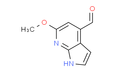CAS No. 1190315-42-4, 6-methoxy-1H-pyrrolo[2,3-b]pyridine-4-carbaldehyde