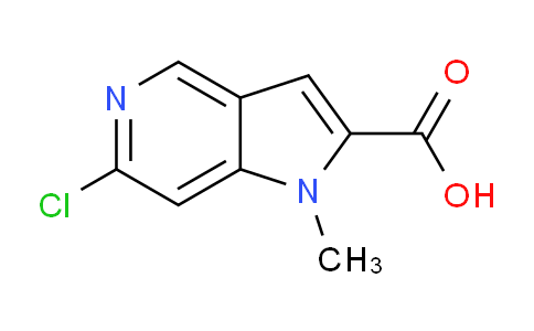 CAS No. 1780720-24-2, 6-chloro-1-methyl-1H-pyrrolo[3,2-c]pyridine-2-carboxylic acid