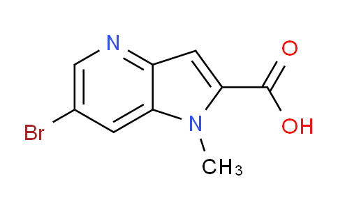 CAS No. 1779899-04-5, 6-bromo-1-methyl-1H-pyrrolo[3,2-b]pyridine-2-carboxylic acid
