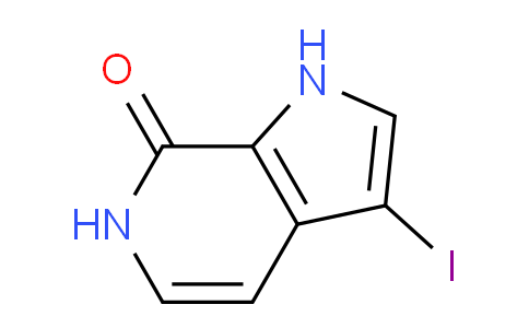 CAS No. 1190316-65-4, 3-iodo-1,6-dihydropyrrolo[2,3-c]pyridin-7-one