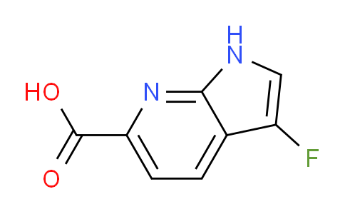 CAS No. 1352394-37-6, 3-fluoro-1H-pyrrolo[2,3-b]pyridine-6-carboxylic acid