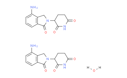 CAS No. 847871-99-2, 3-(4-amino-1-oxoisoindolin-2-yl)piperidine-2,6-dione hemihydrate