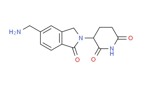 CAS No. 1010100-28-3, 3-[6-(aminomethyl)-3-oxo-1H-isoindol-2-yl]piperidine-2,6-dione