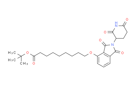 MC739134 | 2225148-52-5 | Nonanoic acid, 9-[[2-(2,6-dioxo-3-piperidinyl)-2,3-dihydro-1,3-dioxo-1H-isoindol-4-yl]oxy]-, 1,1-dimethylethyl ester