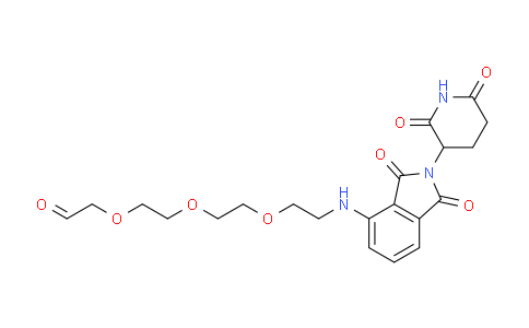 CAS No. 2360530-43-2, Acetaldehyde, 2-[2-[2-[2-[[2-(2,6-dioxo-3-piperidinyl)-2,3-dihydro-1,3-dioxo-1H-isoindol-4-yl]amino]ethoxy]ethoxy]ethoxy]-