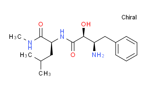 CAS No. 339186-54-8, (2S)-2-[[(2S,3R)-3-amino-2-hydroxy-4-phenylbutanoyl]amino]-N,4-dimethylpentanamide