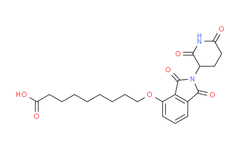 CAS No. 2225148-51-4, Nonanoic acid, 9-[[2-(2,6-dioxo-3-piperidinyl)-2,3-dihydro-1,3-dioxo-1H-isoindol-4-yl]oxy]-